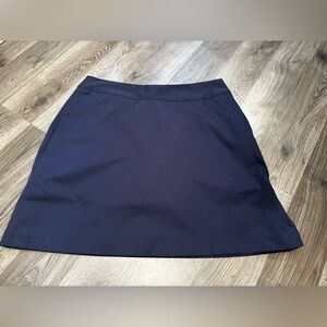 Adidas Women's Dark Blue Mini Skirt size 6 tennis prep skort active navy sport
